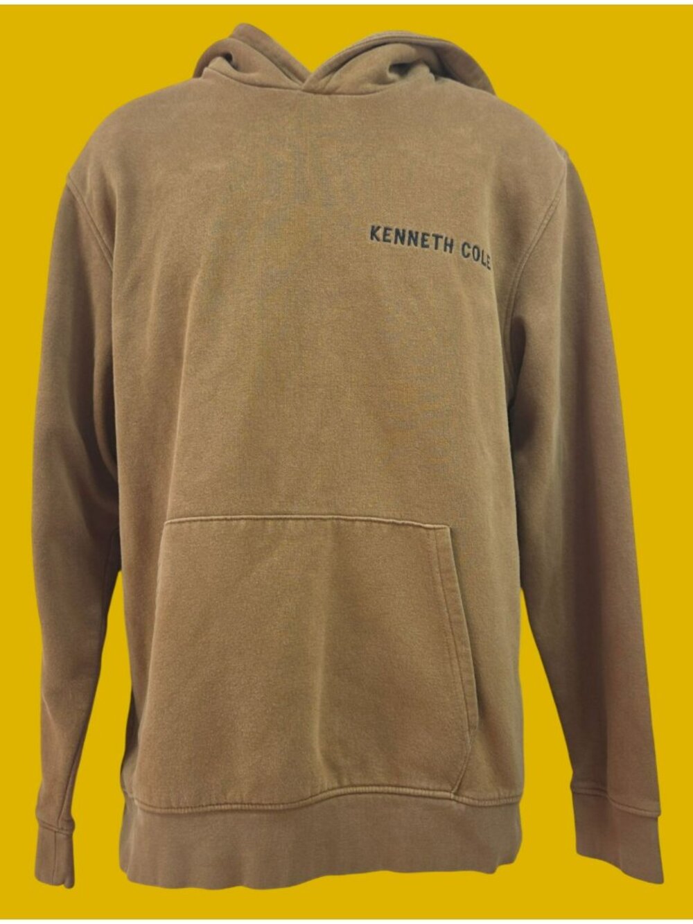 Kenneth Cole Mens Brown Hoodie Size Large